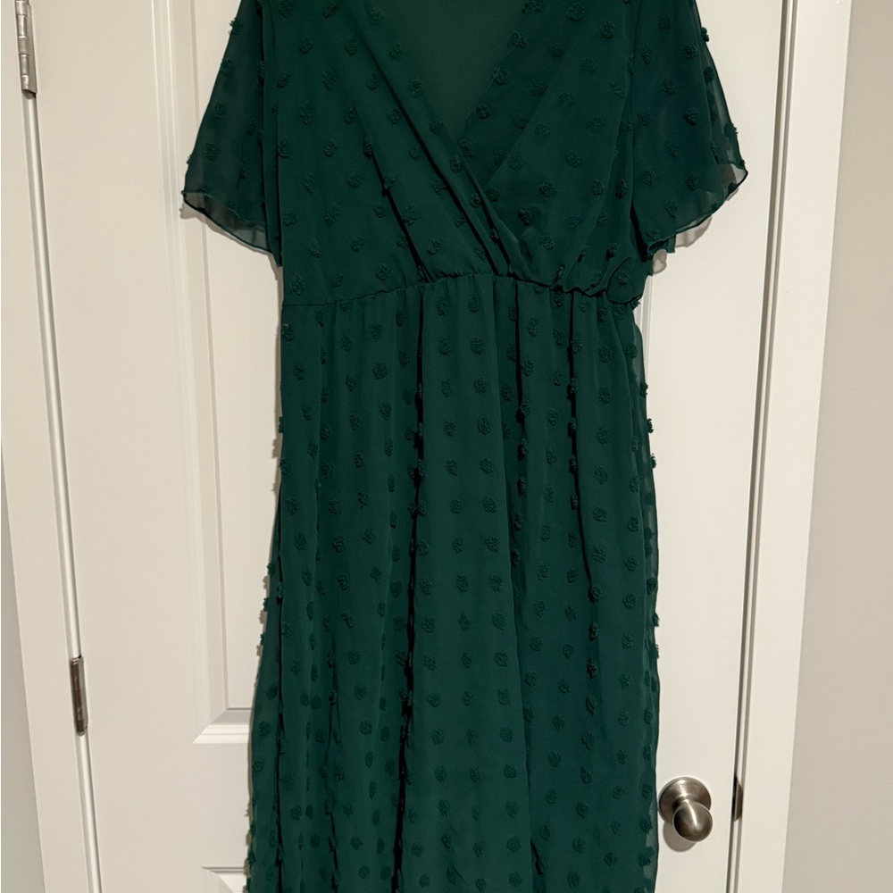 Elegant Green Women's Dress